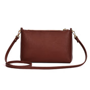 Bolsa Clutch Santa Lolla Marrom Alça Transversal