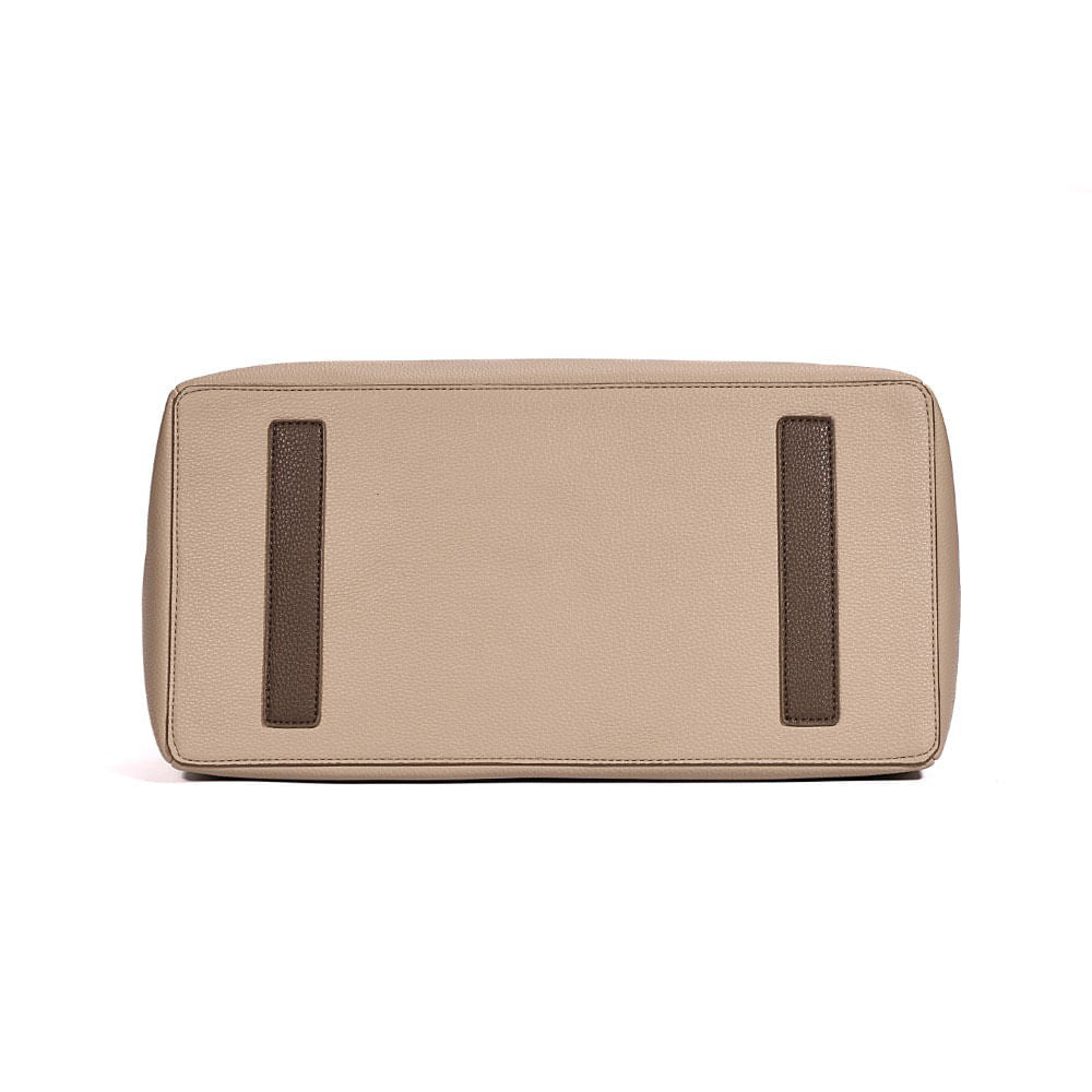 Bolsa De Ombro Grande Santa Lolla Bege