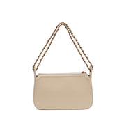Bolsa De Ombro Santa Lolla Off White Alça Correntes