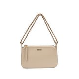 Bolsa De Ombro Santa Lolla Off White Alça Correntes