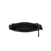 Bolsa De Ombro Santa Lolla Preta Alça Correntes
