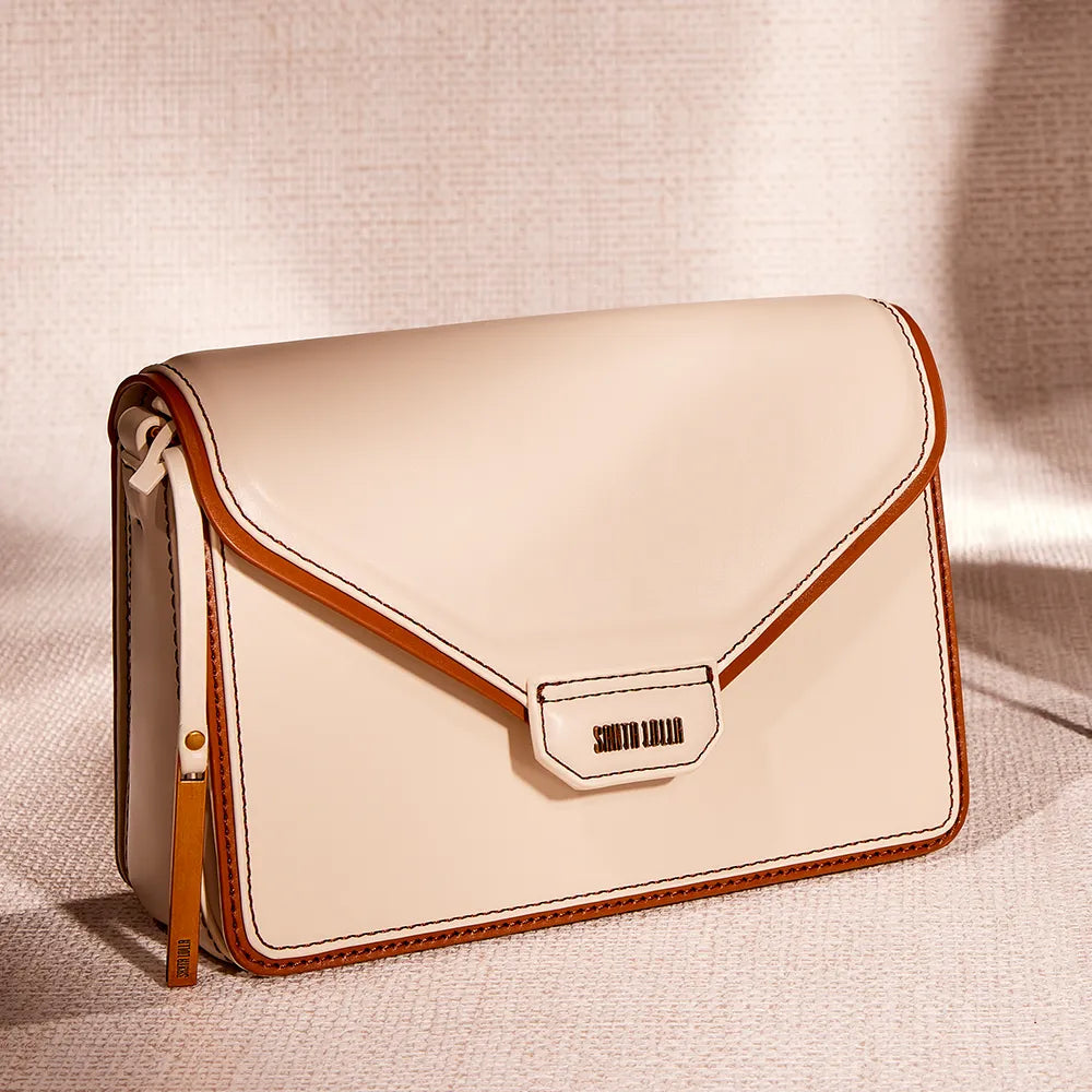 Bolsa Envelope Santa Lolla Off White Alça De Ombro