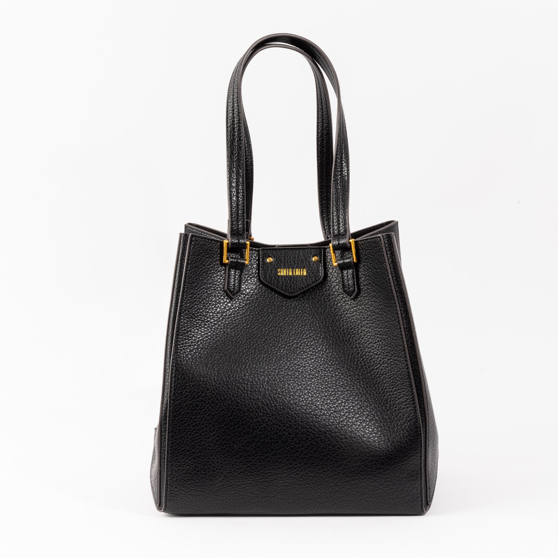 Bolsa Grande Preta Santa Lolla Alça De Ombro 