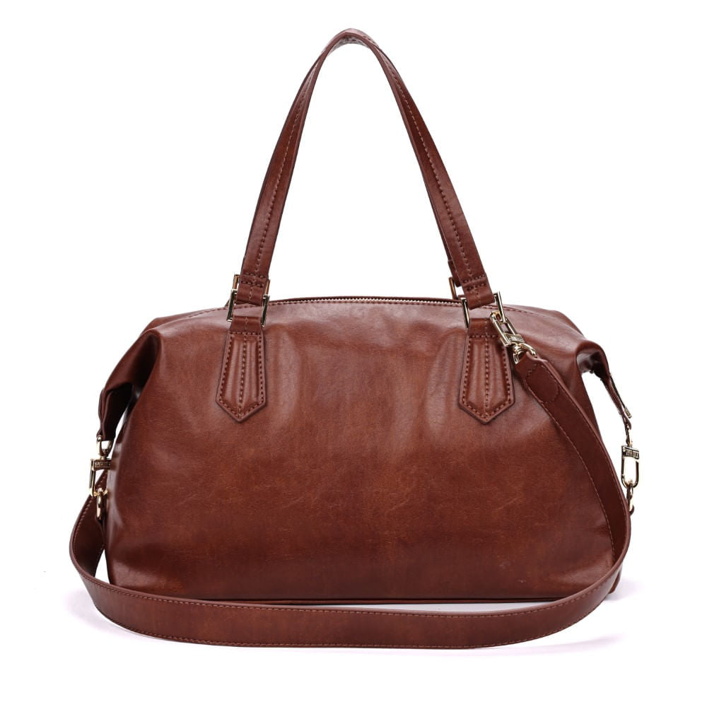 Bolsa Mala Grande Santa Lolla Marrom Rústico