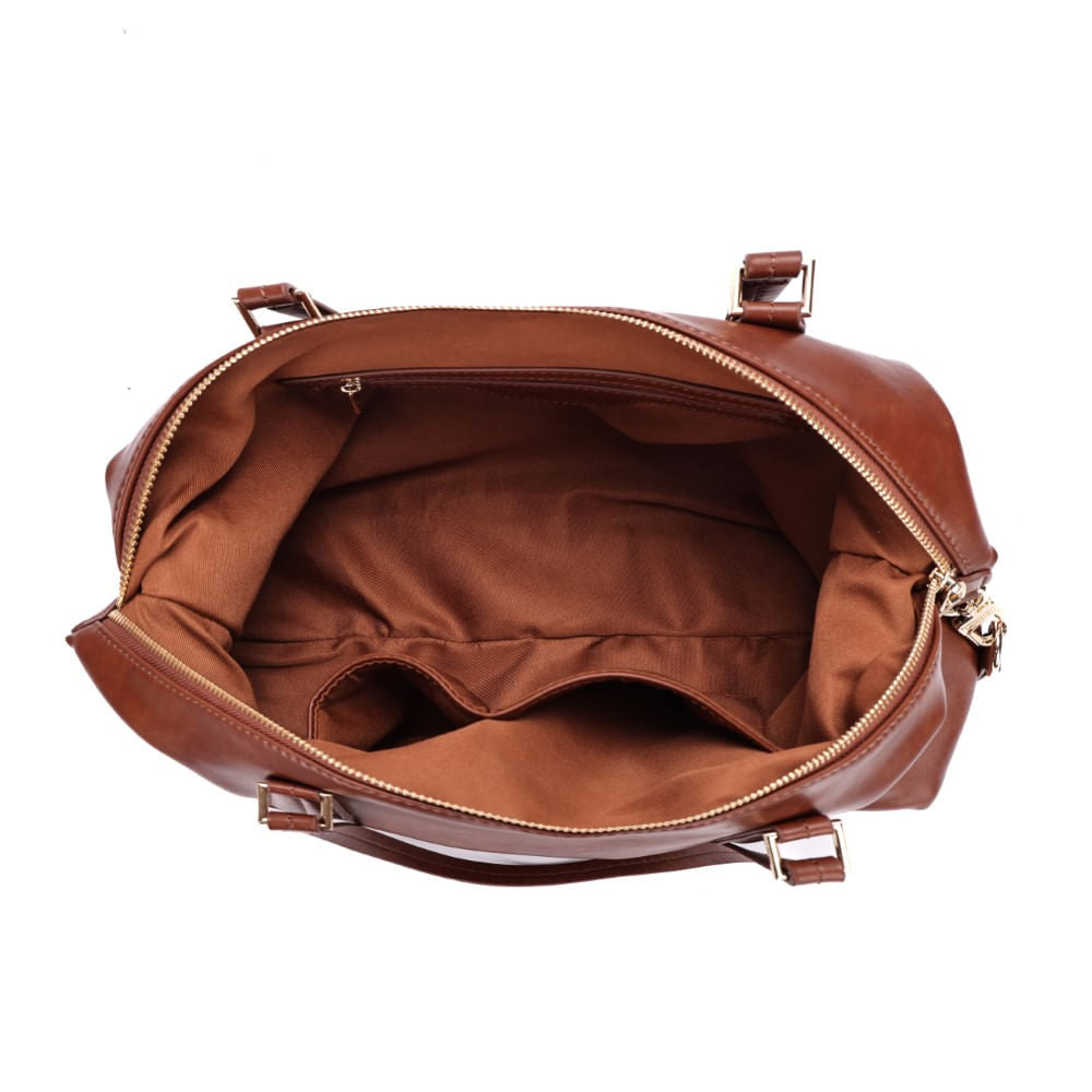Bolsa Mala Grande Santa Lolla Marrom Rústico