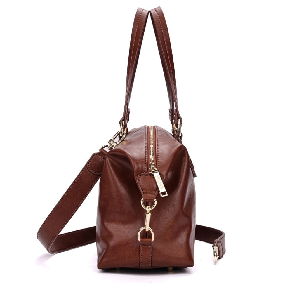 Bolsa Mala Grande Santa Lolla Marrom Rústico