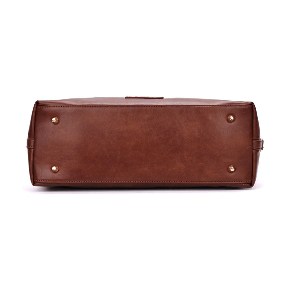 Bolsa Mala Grande Santa Lolla Marrom Rústico