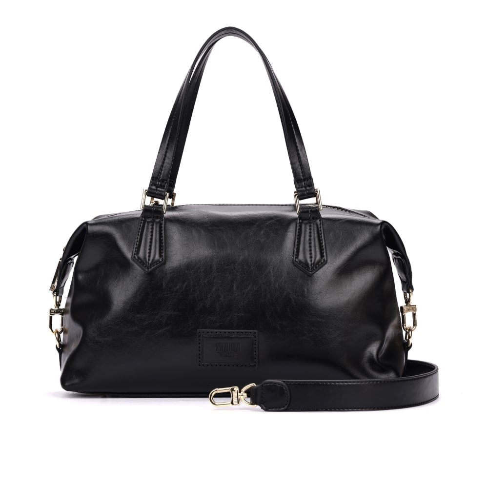 Bolsa Mala Grande Santa Lolla Preta Rústica