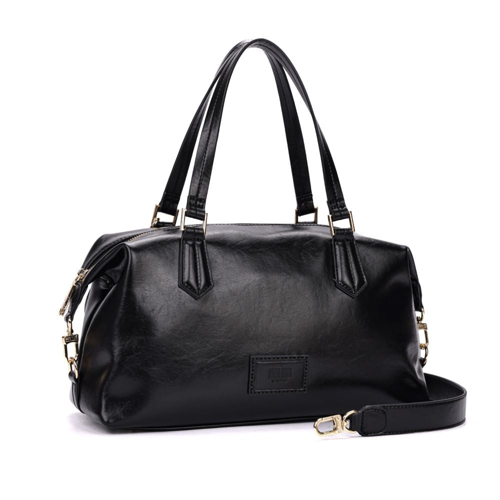 Bolsa Mala Grande Santa Lolla Preta Rústica
