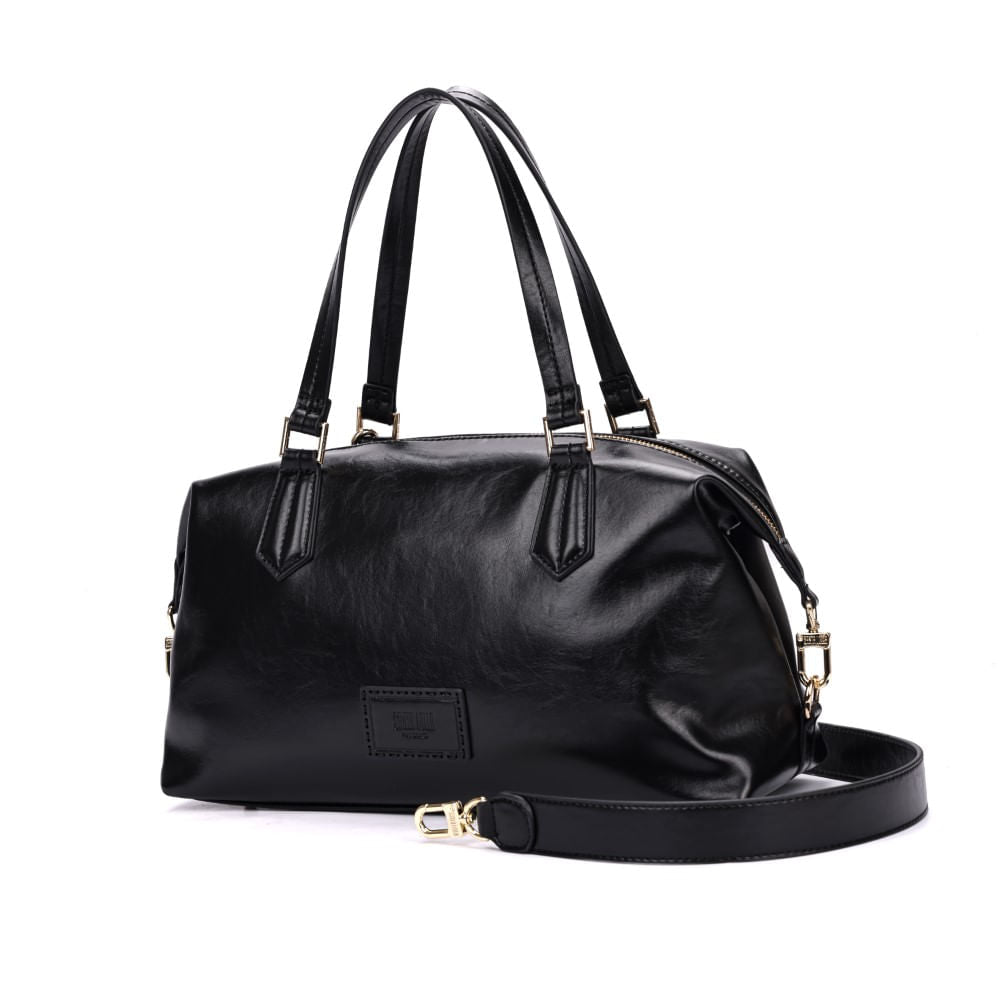 Bolsa Mala Grande Santa Lolla Preta Rústica