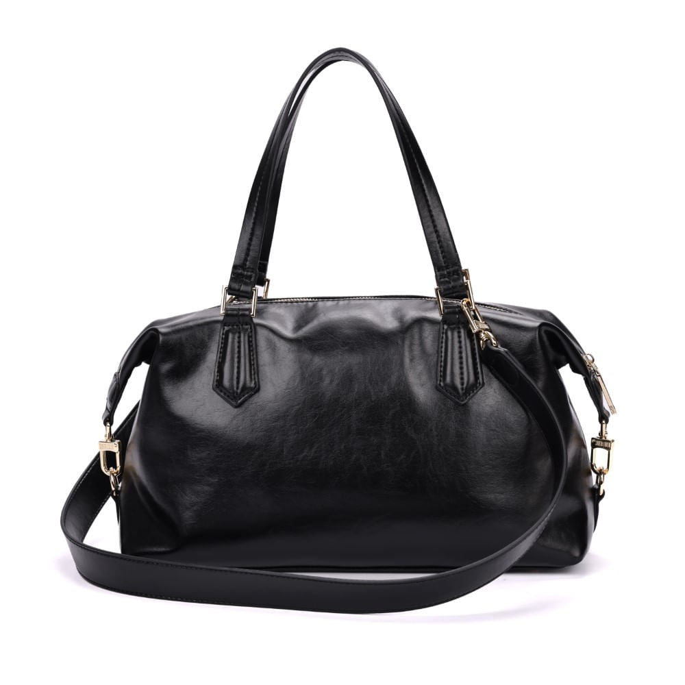 Bolsa Mala Grande Santa Lolla Preta Rústica
