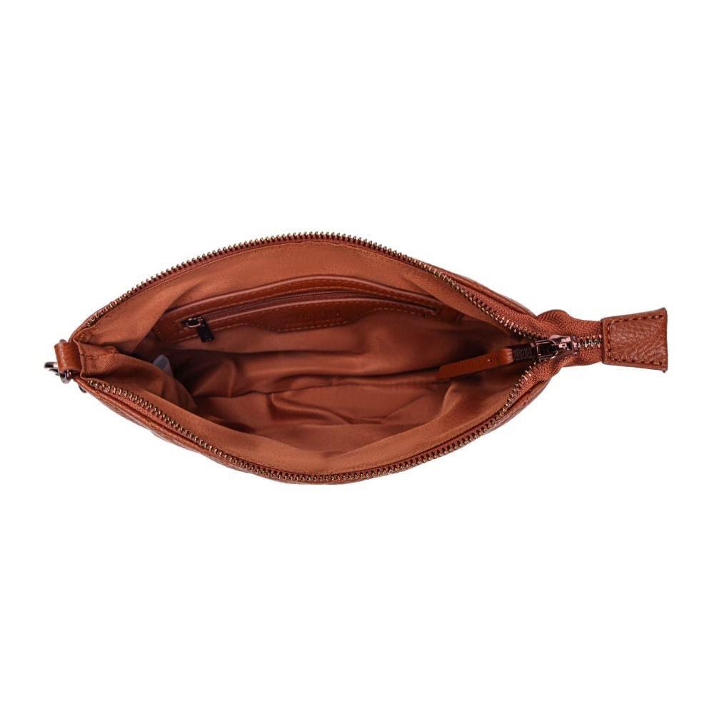 Bolsa Marrom Santa Lolla Alça Corrente 