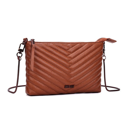 Bolsa Marrom Santa Lolla Alça Corrente 