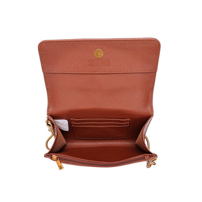 Bolsa Marrom Santa Lolla Alça Transversal 