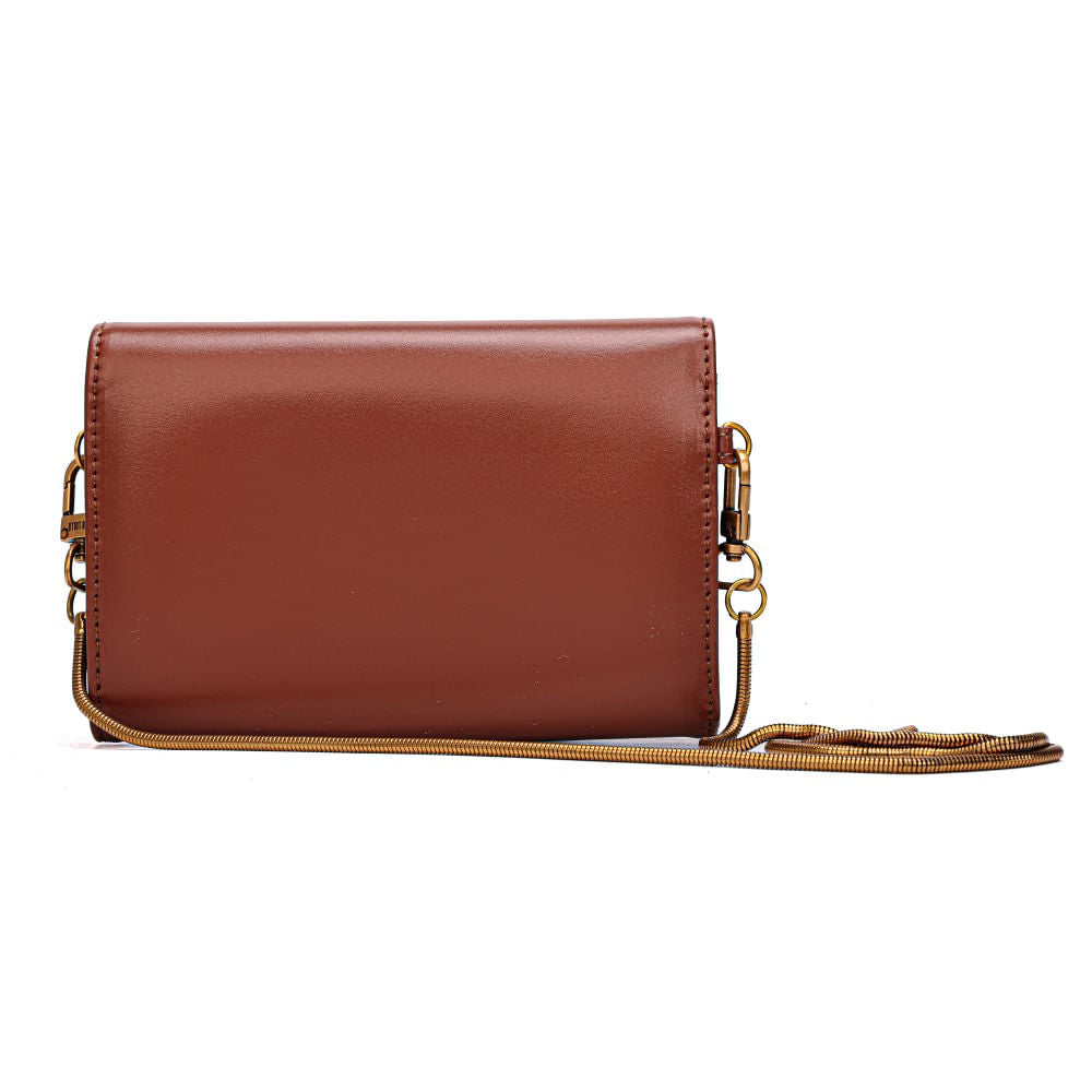 Bolsa Marrom Santa Lolla Alça Transversal 