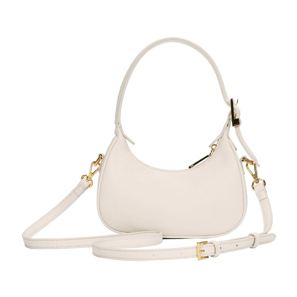 Bolsa Meia Lua Santa Lolla Off White 
