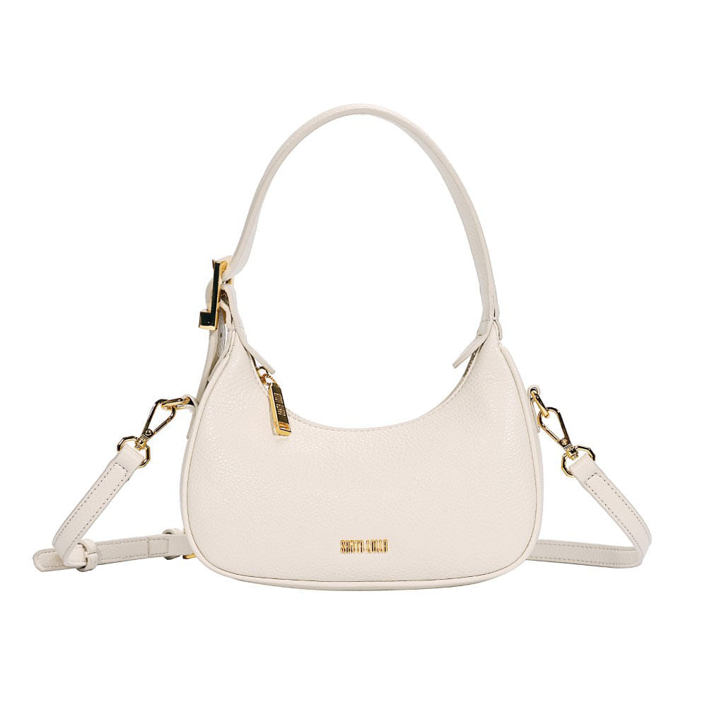 Bolsa Meia Lua Santa Lolla Off White 