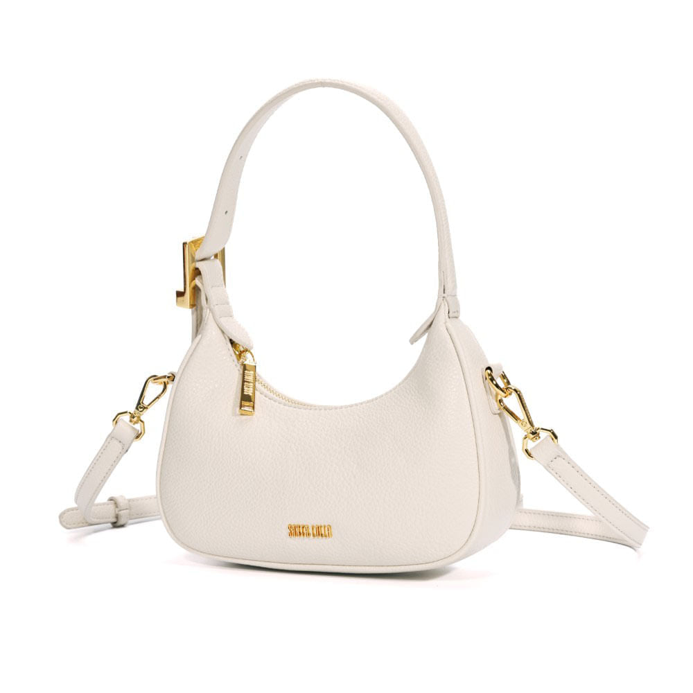 Bolsa Meia Lua Santa Lolla Off White 