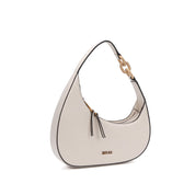 Bolsa Meia Lua Santa Lolla Off White Alça De Ombro