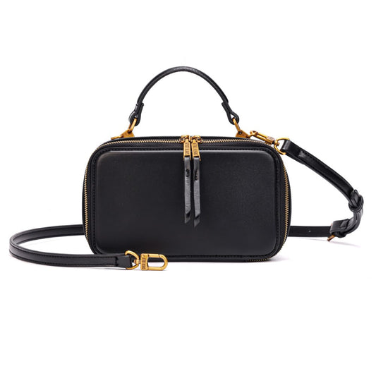 Bolsa Pequena Preta Santa Lolla Alça Dupla 