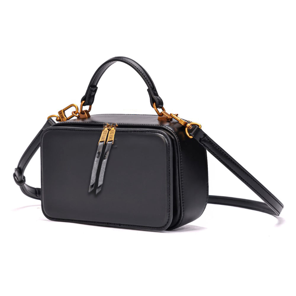 Bolsa Pequena Preta Santa Lolla Alça Dupla 