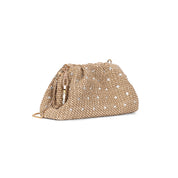 Bolsa Pouch Santa Lolla Bege Tramada Transversal