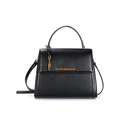 Bolsa Quadrada Santa Lolla Preta Alça Transversal