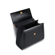Bolsa Quadrada Santa Lolla Preta Alça Transversal
