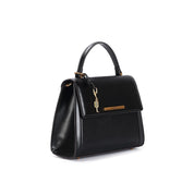 Bolsa Quadrada Santa Lolla Preta Alça Transversal