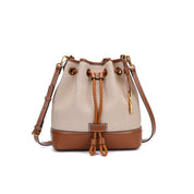 Bolsa Saco Santa Lolla Bege Canvas Alça Transversal