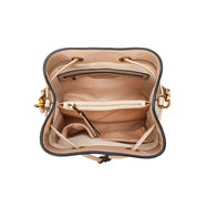 Bolsa Saco Santa Lolla Bege Hot Sand Cordão