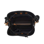 Bolsa Saco Santa Lolla Preta Alça Corda