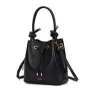 Bolsa Saco Santa Lolla Preta Alça Corda