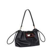 Bolsa Saco Santa Lolla Preta Floater Alça Tiracolo