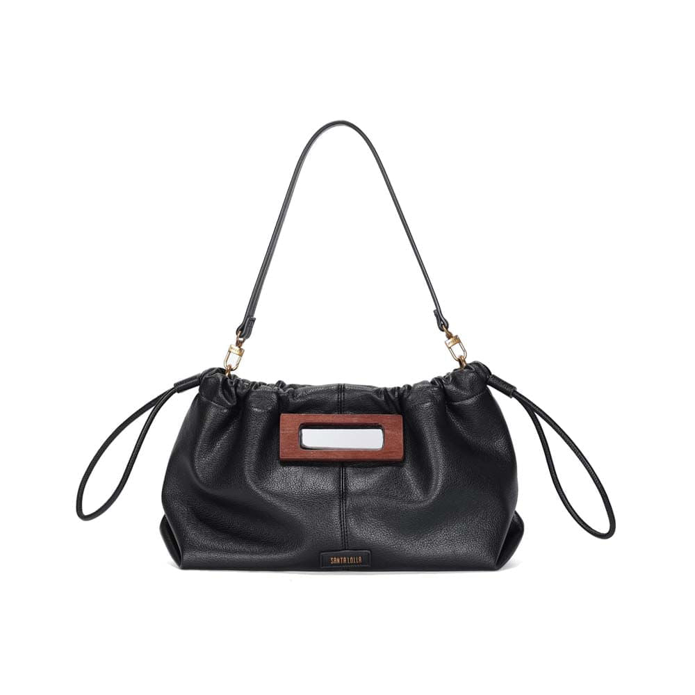 Bolsa Saco Santa Lolla Preta Floater Alça Tiracolo