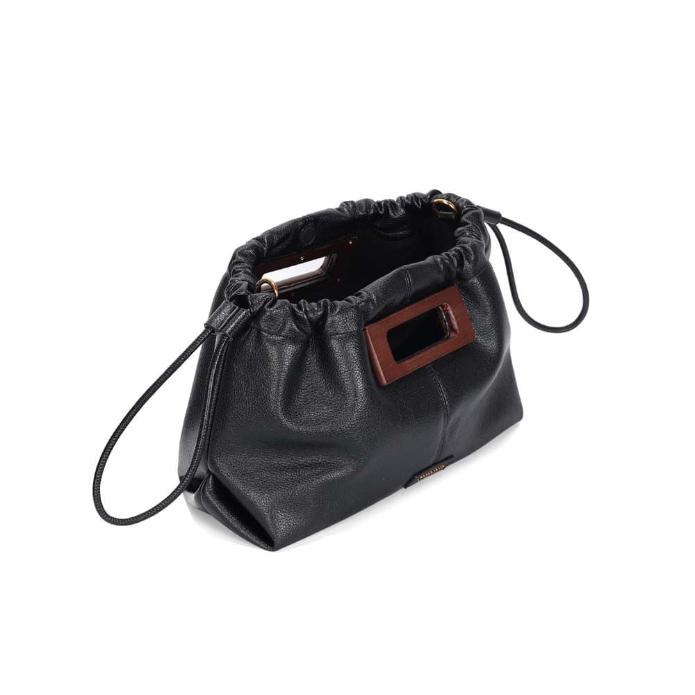 Bolsa Saco Santa Lolla Preta Floater Alça Tiracolo