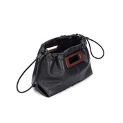 Bolsa Saco Santa Lolla Preta Floater Alça Tiracolo