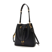 Bolsa Saco Santa Lolla Preta Floater Cordão Dourado