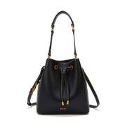 Bolsa Saco Santa Lolla Preta Floater Cordão Dourado