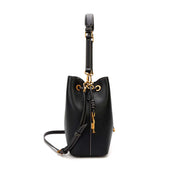 Bolsa Saco Santa Lolla Preta Floater Cordão Dourado