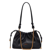 Bolsa Saco Santa Lolla Preto Alça Ombro