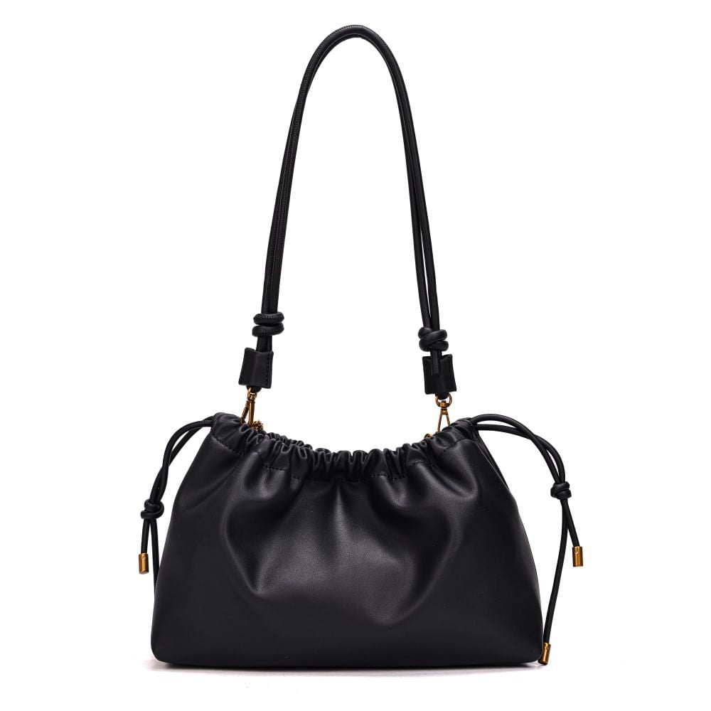 Bolsa Saco Santa Lolla Preto Alça Ombro