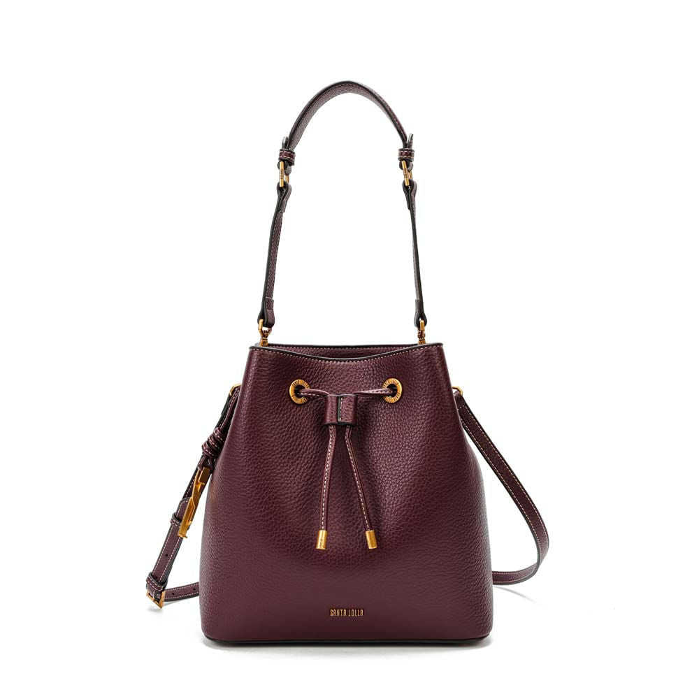 Bolsa Saco Santa Lolla Terracota Alça Tiracolo