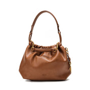 Bolsa Saco Santa Lolla Terracota Corrente Dourada