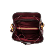 Bolsa Saco Santa Lolla Vinho Bucket Floater Média