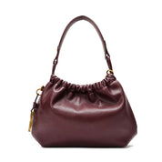 Bolsa Saco Santa Lolla Vinho Corrente Dourada