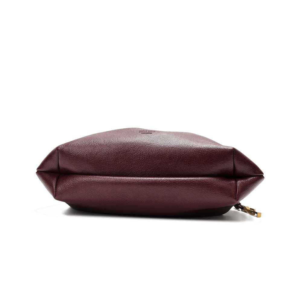 Bolsa Saco Santa Lolla Vinho Corrente Dourada