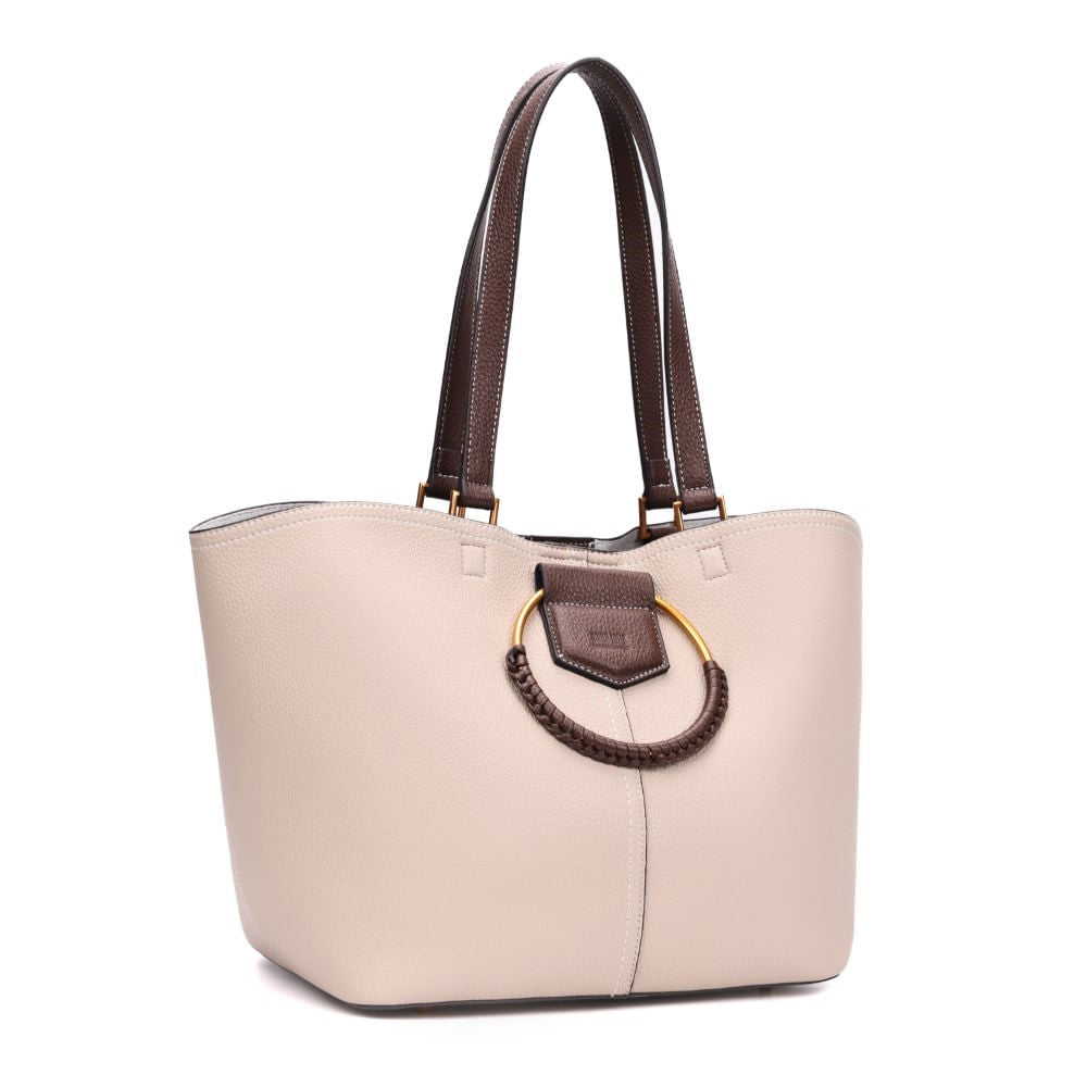 Bolsa Sacola Santa Lolla Off White Alça De Ombro