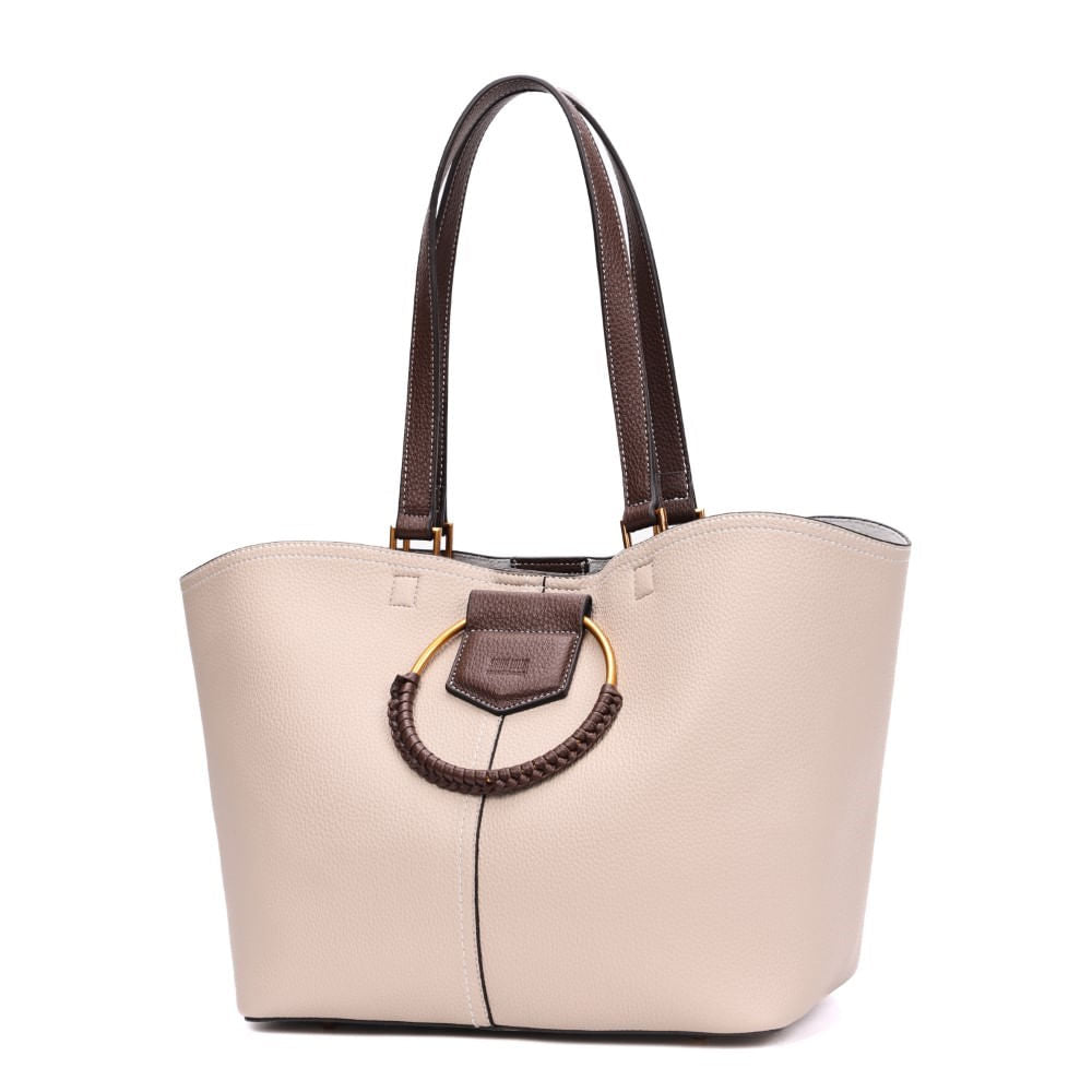 Bolsa Sacola Santa Lolla Off White Alça De Ombro