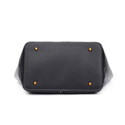Bolsa Sacola Santa Lolla Preta Grande Alça De Ombro